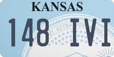 KS license plate 148IVI