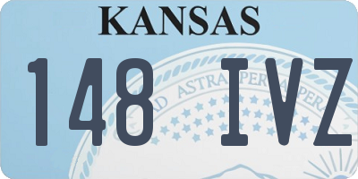 KS license plate 148IVZ