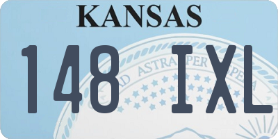KS license plate 148IXL