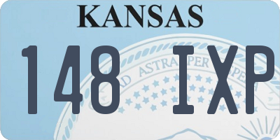 KS license plate 148IXP