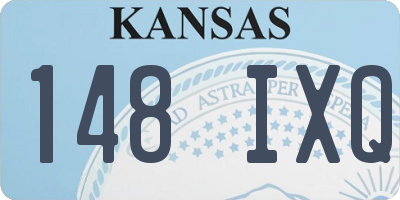 KS license plate 148IXQ