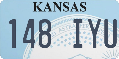 KS license plate 148IYU
