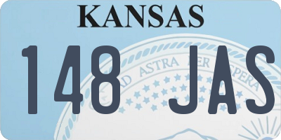 KS license plate 148JAS