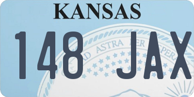 KS license plate 148JAX
