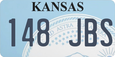 KS license plate 148JBS