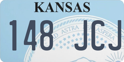 KS license plate 148JCJ