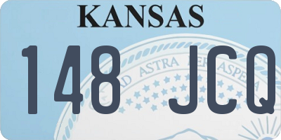 KS license plate 148JCQ