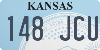 KS license plate 148JCU