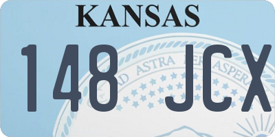 KS license plate 148JCX
