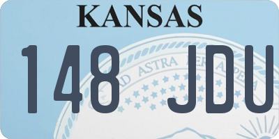 KS license plate 148JDU