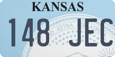 KS license plate 148JEC