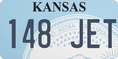 KS license plate 148JET