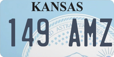 KS license plate 149AMZ