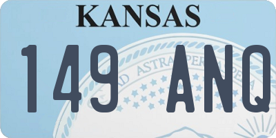 KS license plate 149ANQ