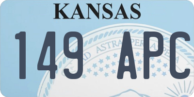 KS license plate 149APC