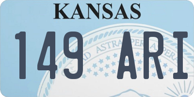 KS license plate 149ARI