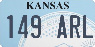 KS license plate 149ARL