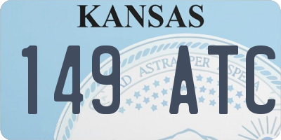 KS license plate 149ATC