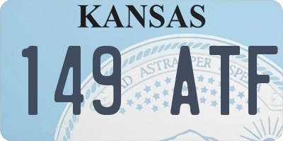 KS license plate 149ATF