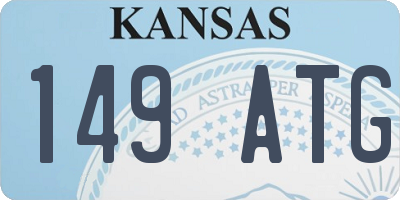 KS license plate 149ATG