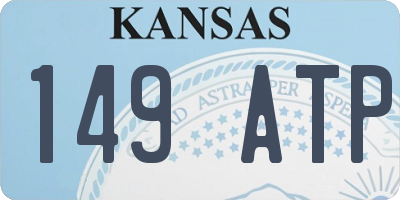 KS license plate 149ATP