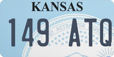 KS license plate 149ATQ