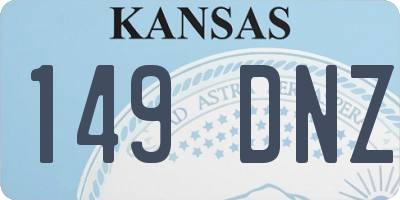 KS license plate 149DNZ