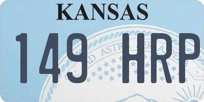 KS license plate 149HRP
