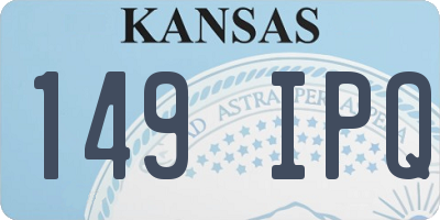 KS license plate 149IPQ