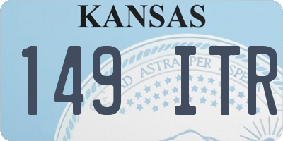 KS license plate 149ITR
