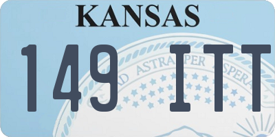 KS license plate 149ITT