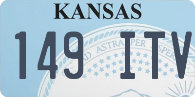 KS license plate 149ITV
