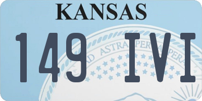 KS license plate 149IVI