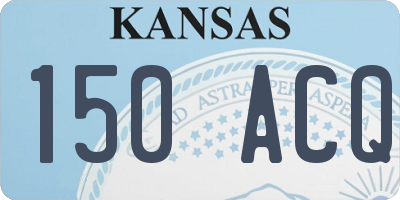 KS license plate 150ACQ