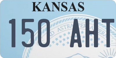 KS license plate 150AHT