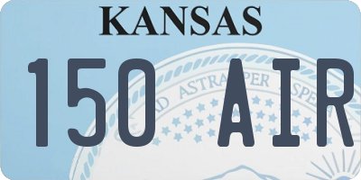 KS license plate 150AIR