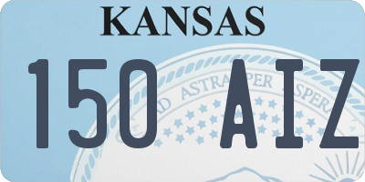 KS license plate 150AIZ