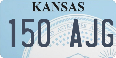 KS license plate 150AJG