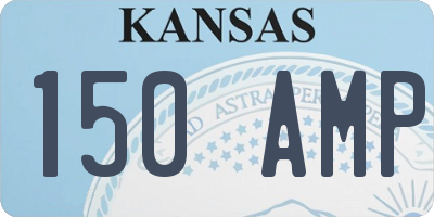 KS license plate 150AMP