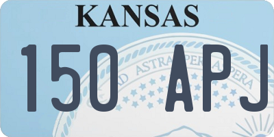 KS license plate 150APJ