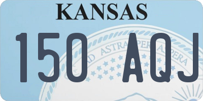 KS license plate 150AQJ