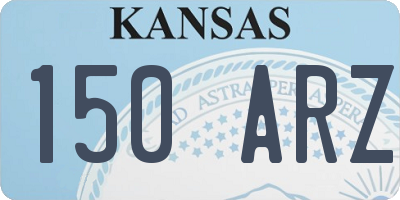 KS license plate 150ARZ