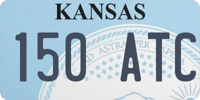 KS license plate 150ATC