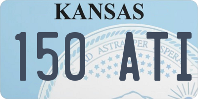 KS license plate 150ATI