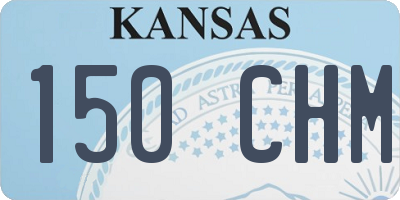 KS license plate 150CHM