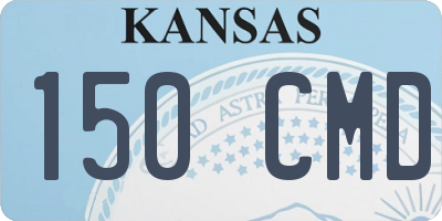 KS license plate 150CMD