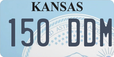 KS license plate 150DDM
