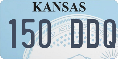 KS license plate 150DDQ