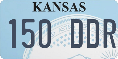 KS license plate 150DDR