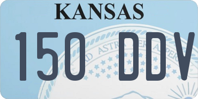 KS license plate 150DDV
